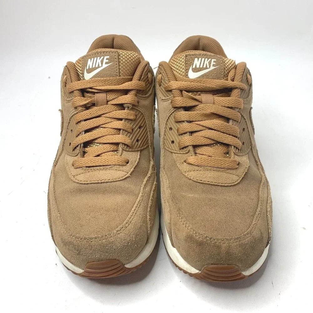 Nike Air Max 90 Ultra 2.0 LTR‎ Leather Flax/Wheat/Gum Mens 8.5 924447-200